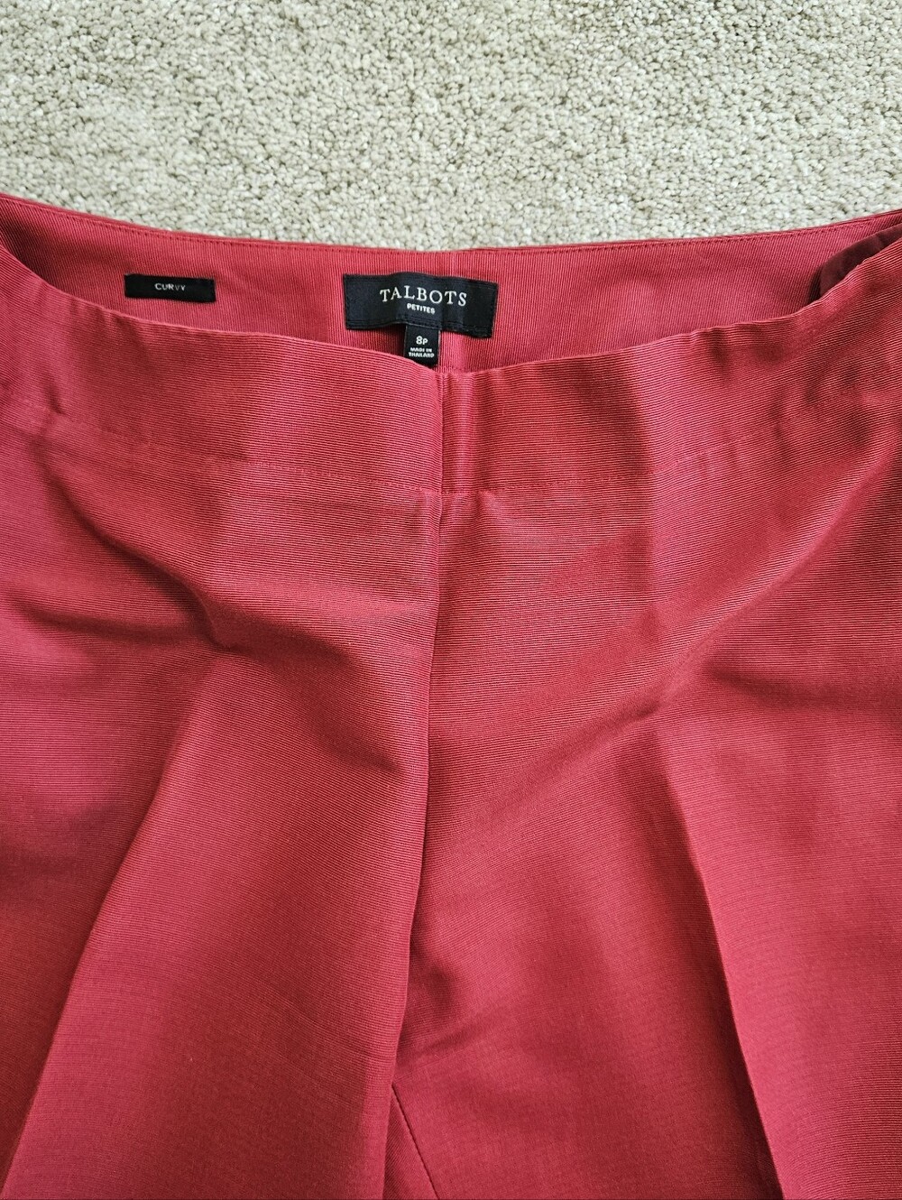 Talbots Women’s Raspberry Ankle Pants - Picture 3 of 3
